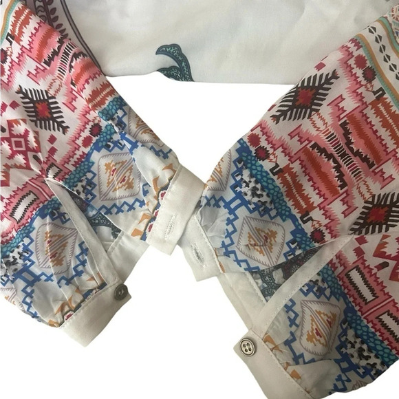 Cream Blouse size 36  (M) excellent condition! Scandi Boho at its finest - Picture 6 of 7